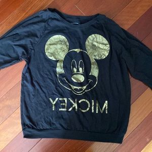 Disney Mickey Sweatshirt - Large - Black